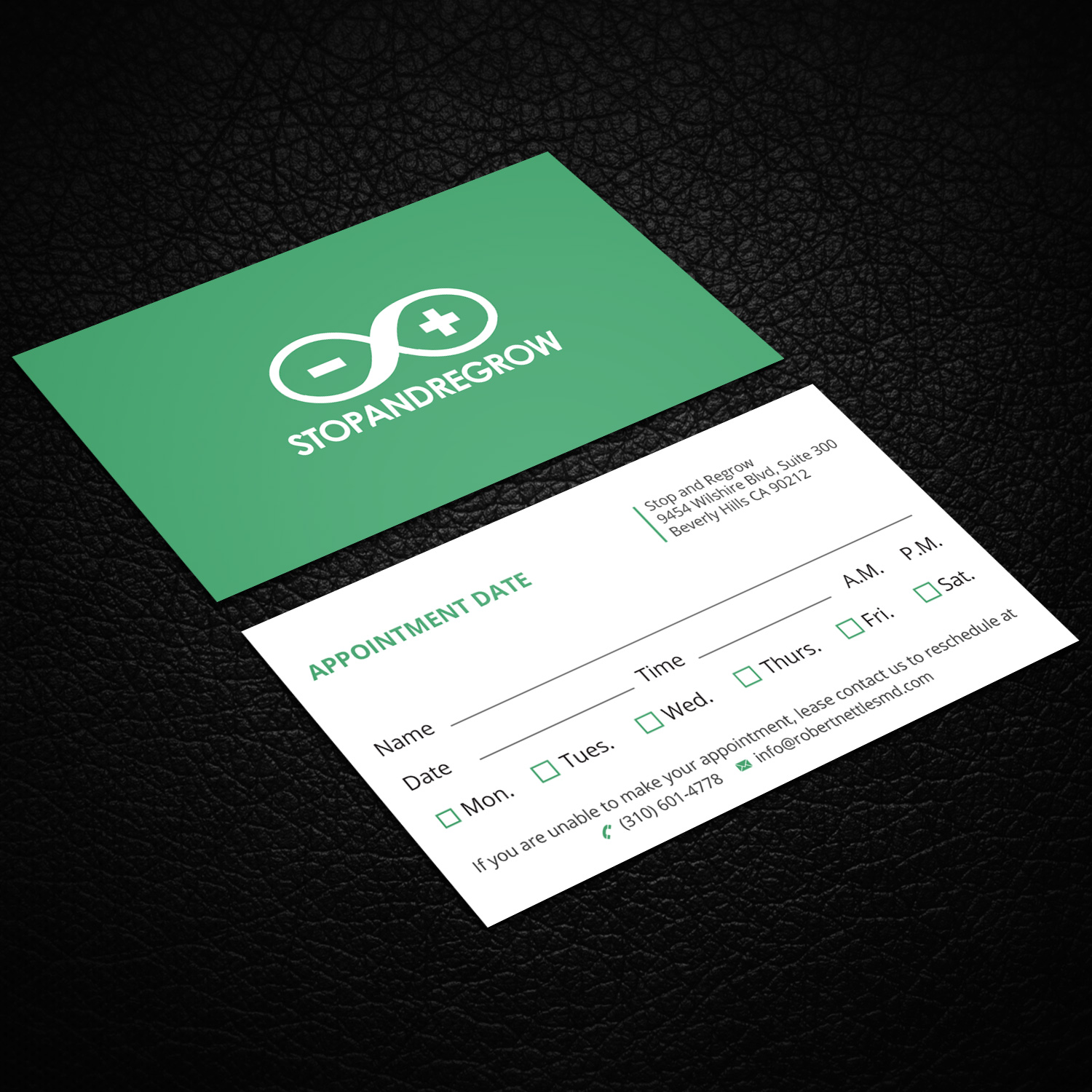 Stationery Design by Right_D for Stop and reGrow | Design #16573624