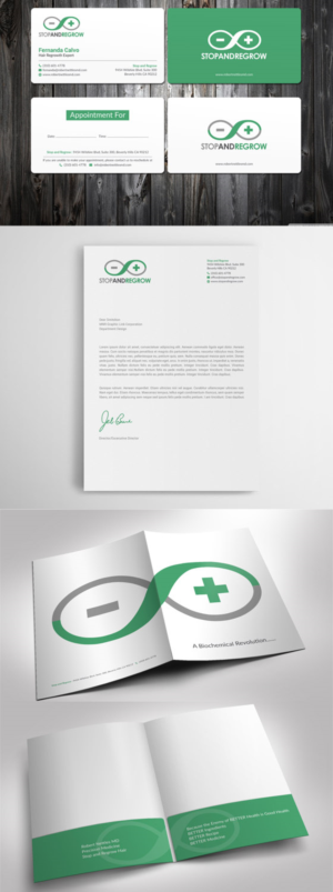 Stop and Regrow New Branding Stationary Set - updated Oct 30th 2017 | Stationery Design by mdreyad