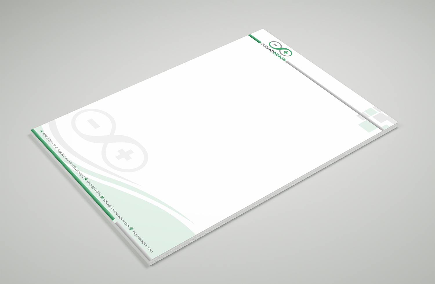 Stationery Design by Petter Goms for Stop and reGrow | Design #16623465