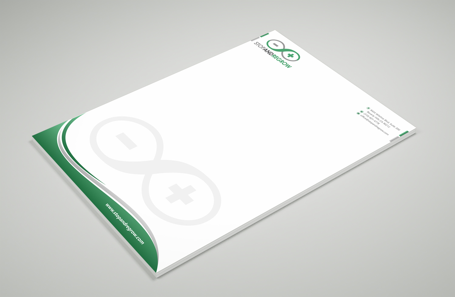 Stationery Design by Petter Goms for Stop and reGrow | Design #16623735