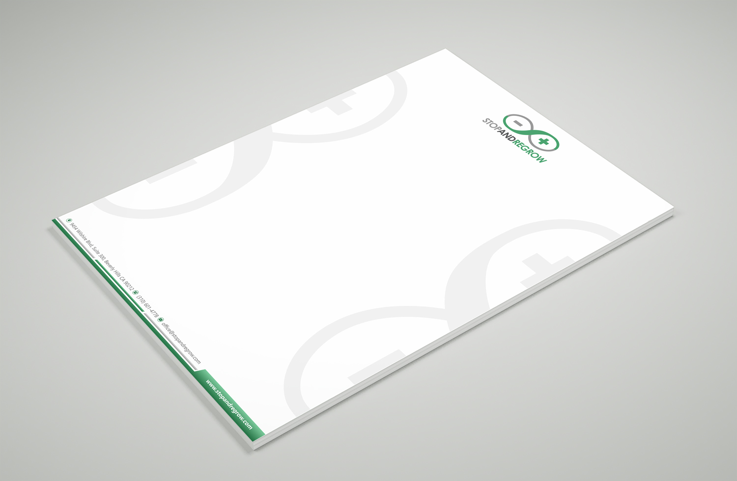 Stationery Design by Petter Goms for Stop and reGrow | Design #16623765