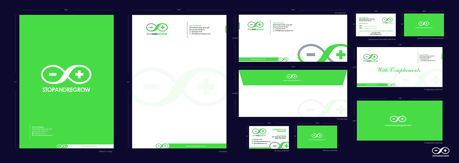 Stationery Design by NATURAL SRI for Stop and reGrow | Design #16574315