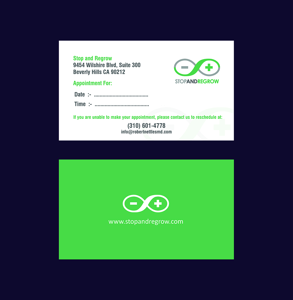 Stationery Design by NATURAL SRI for Stop and reGrow | Design #16574318