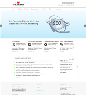 Diseño Wordpress por Roy para Red Cannonball | Diseño: #2670076