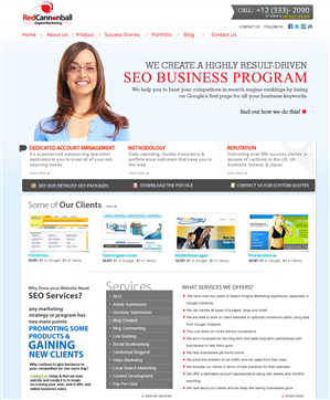 Diseño Wordpress por Roy para Red Cannonball | Diseño: #2670180