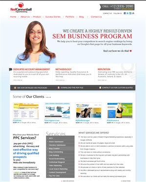Diseño Wordpress por Roy para Red Cannonball | Diseño: #2691738