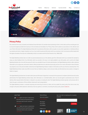 Diseño Wordpress por pb para Red Cannonball | Diseño: #2724191