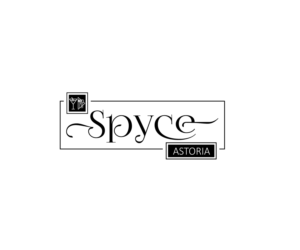 “SPYCE” (and in smaller wording/lettering/font of less importance) the word” Astoria” | Logo Design by just_me
