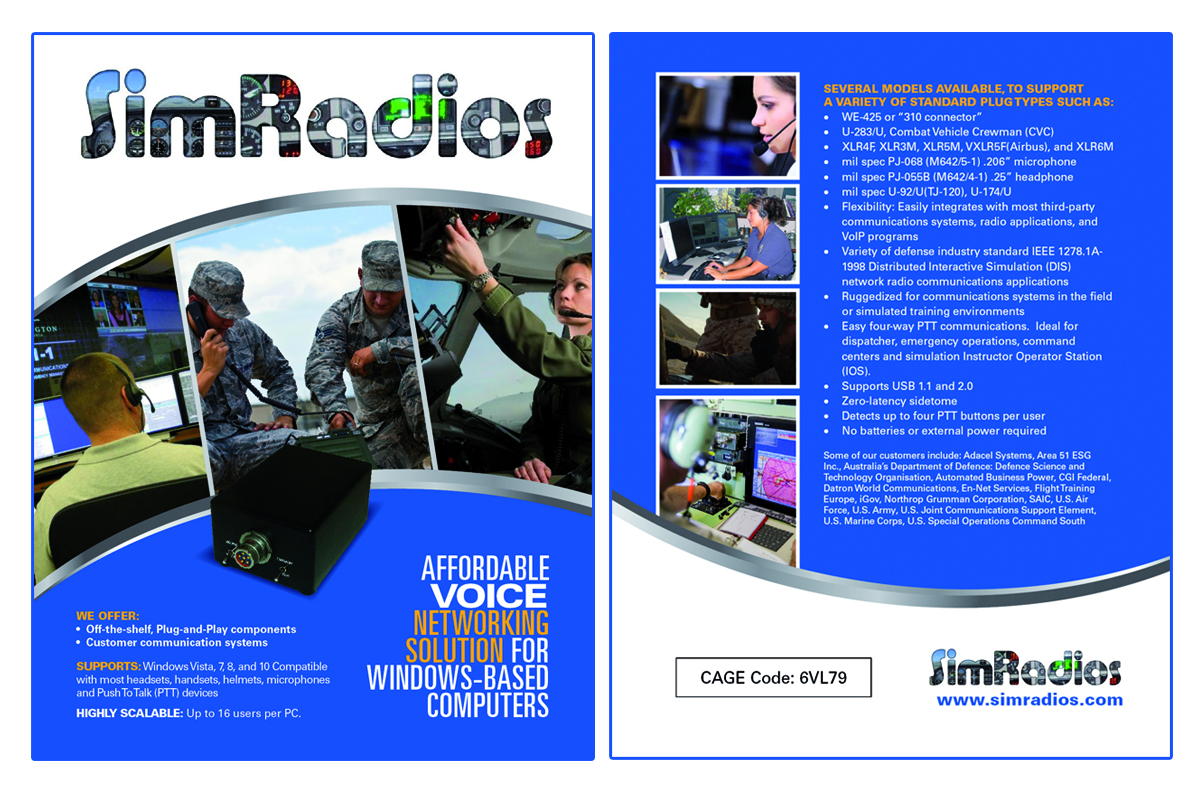 Flyer Design by MasterMind for Simradios, Inc | Design #16540485