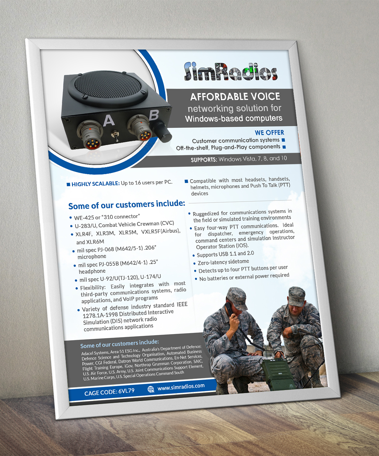 Flyer Design by debdesign for Simradios, Inc | Design #16544941