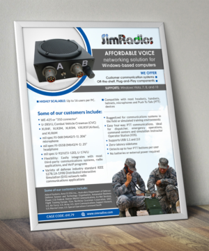 Flyer Design by debdesign for Simradios, Inc | Design: #16544941