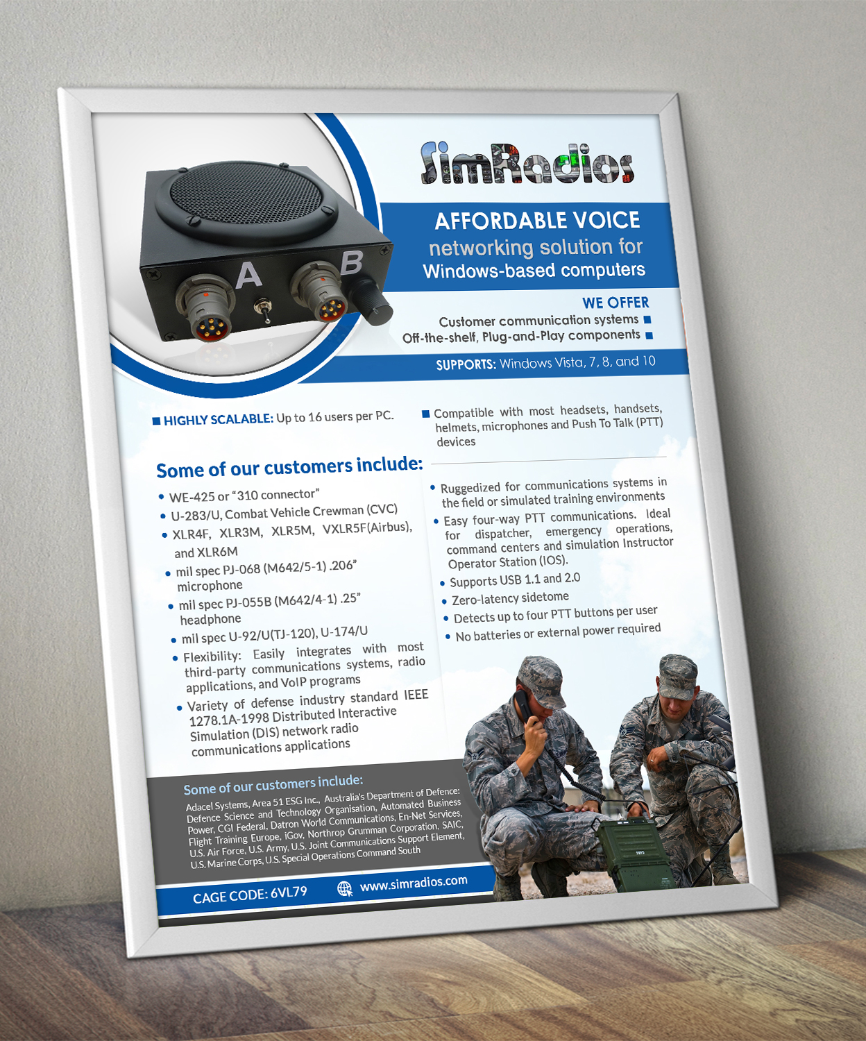Flyer Design by debdesign for Simradios, Inc | Design #16544942