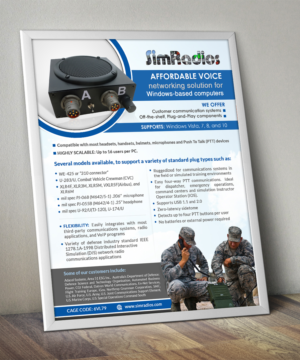 Flyer Design by debdesign for Simradios, Inc | Design: #16546589
