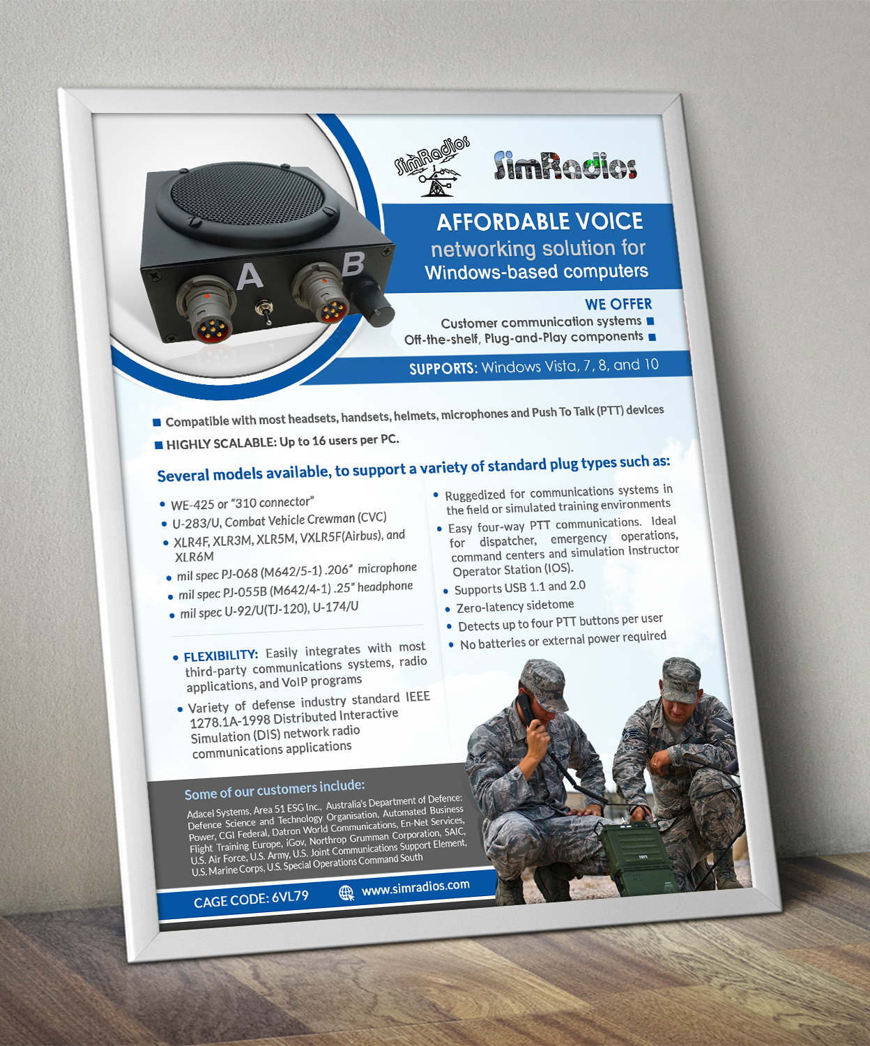 Flyer Design by debdesign for Simradios, Inc | Design #16546590
