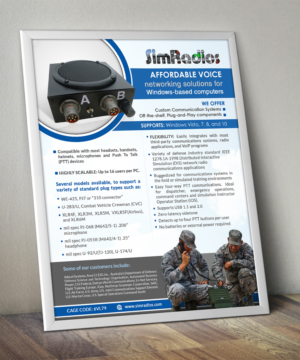 Flyer Design by debdesign for Simradios, Inc | Design: #16553572