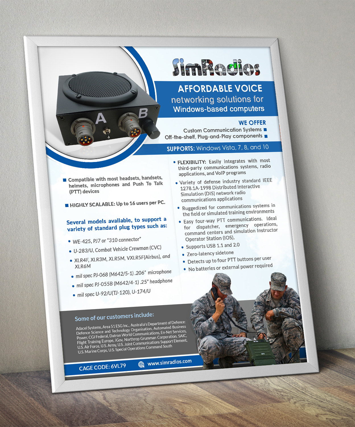 Flyer Design by debdesign for Simradios, Inc | Design #16553574