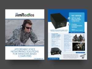Flyer Design by V3 for Simradios, Inc | Design #16563010