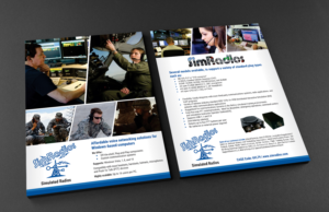 Flyer Design by Deziners Zone for Simradios, Inc | Design: #16554951