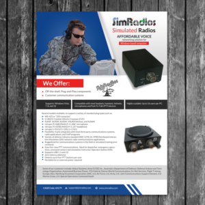 Flyer Design by creative.bugs for Simradios, Inc | Design: #16547708