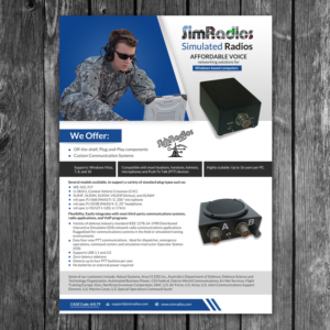 Flyer Design by creative.bugs for Simradios, Inc | Design: #16552792