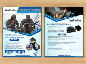 Flyer Design by ecorokerz for Simradios, Inc | Design: #16691652