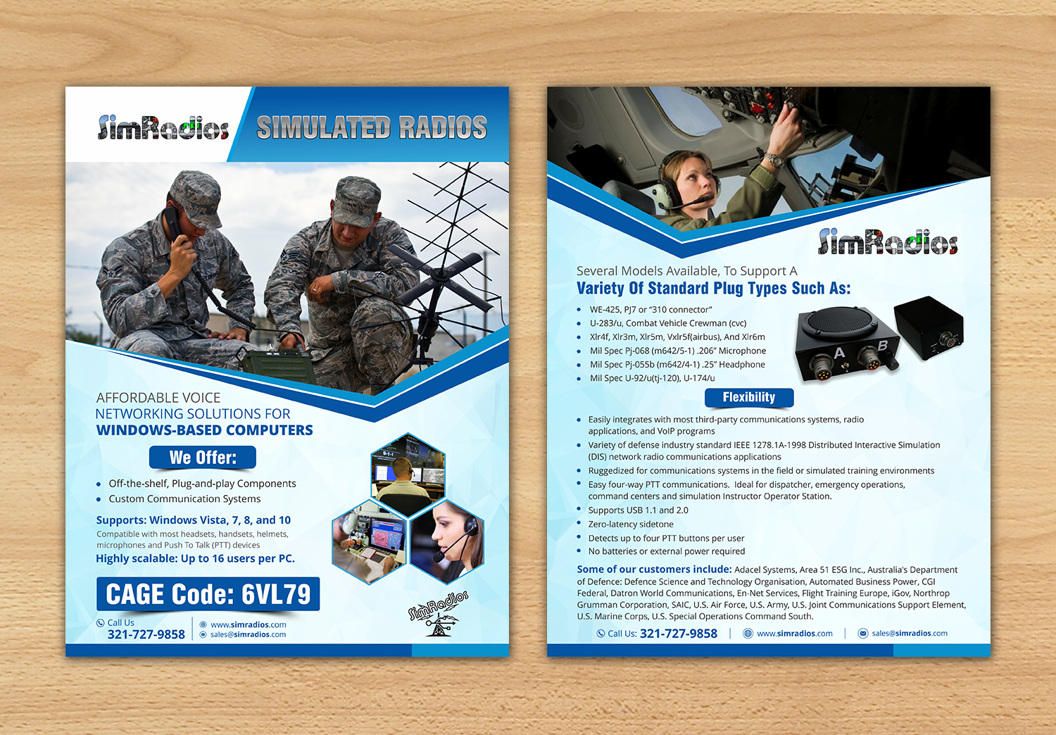 Flyer Design by ecorokerz for Simradios, Inc | Design #16705383