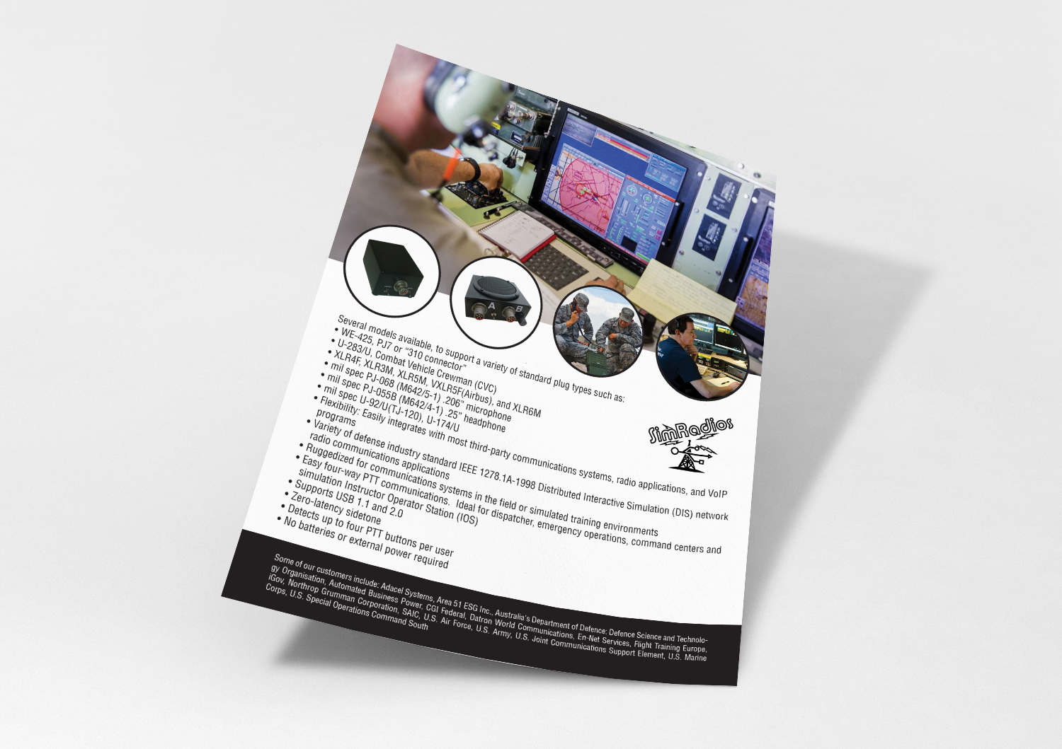 Flyer Design by - SWING - for Simradios, Inc | Design #16556869