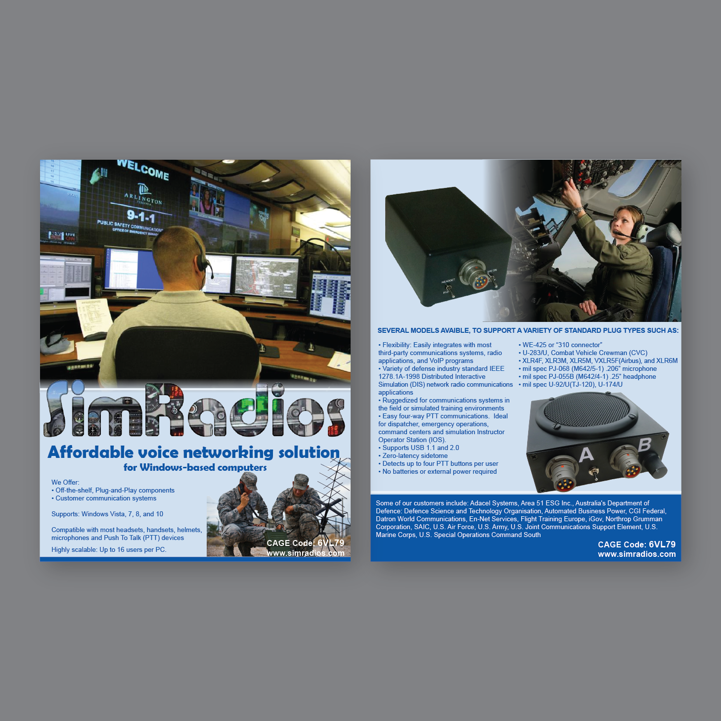 Design de Flyer par Antun Kaic pour Simradios, Inc | Design #16544914