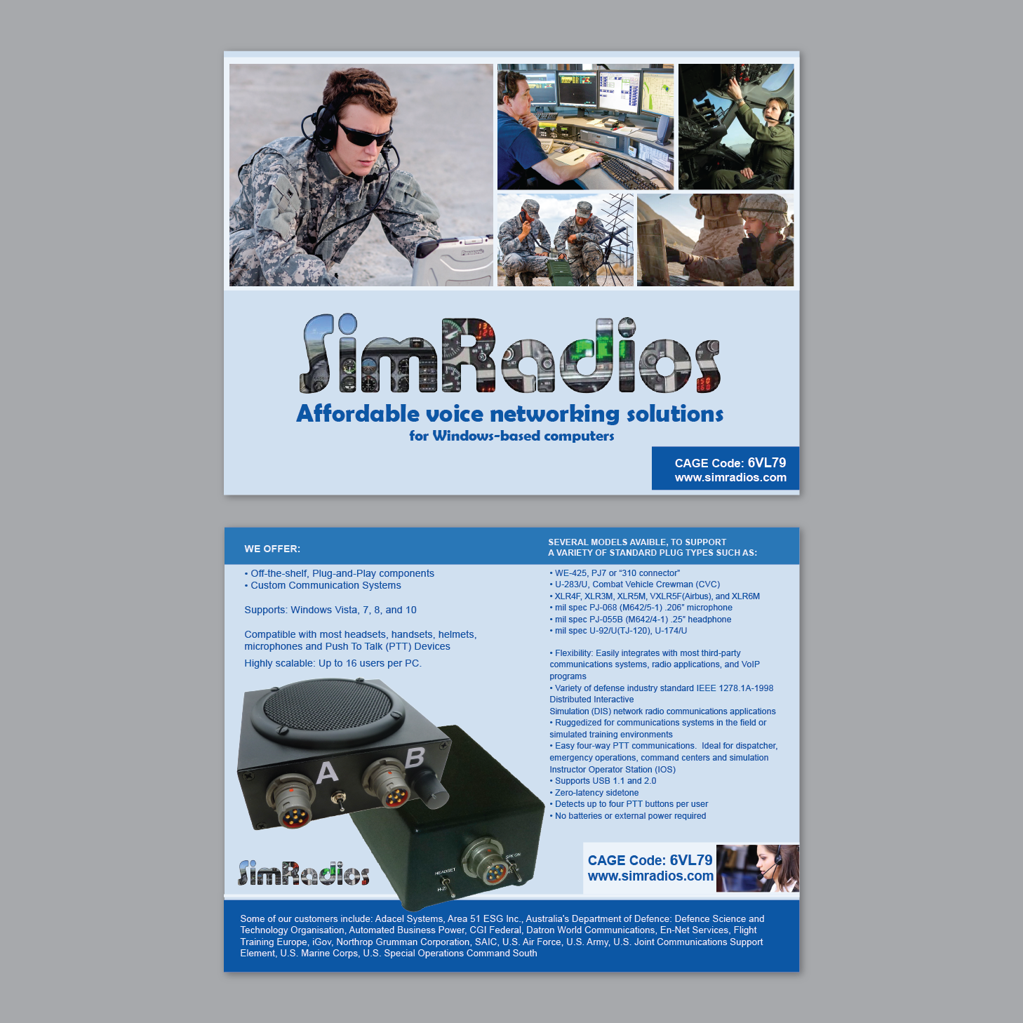 Flyer Design by Antun Kaic for Simradios, Inc | Design #16556161