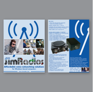 Flyer Design by Antun Kaic for Simradios, Inc | Design: #16564634
