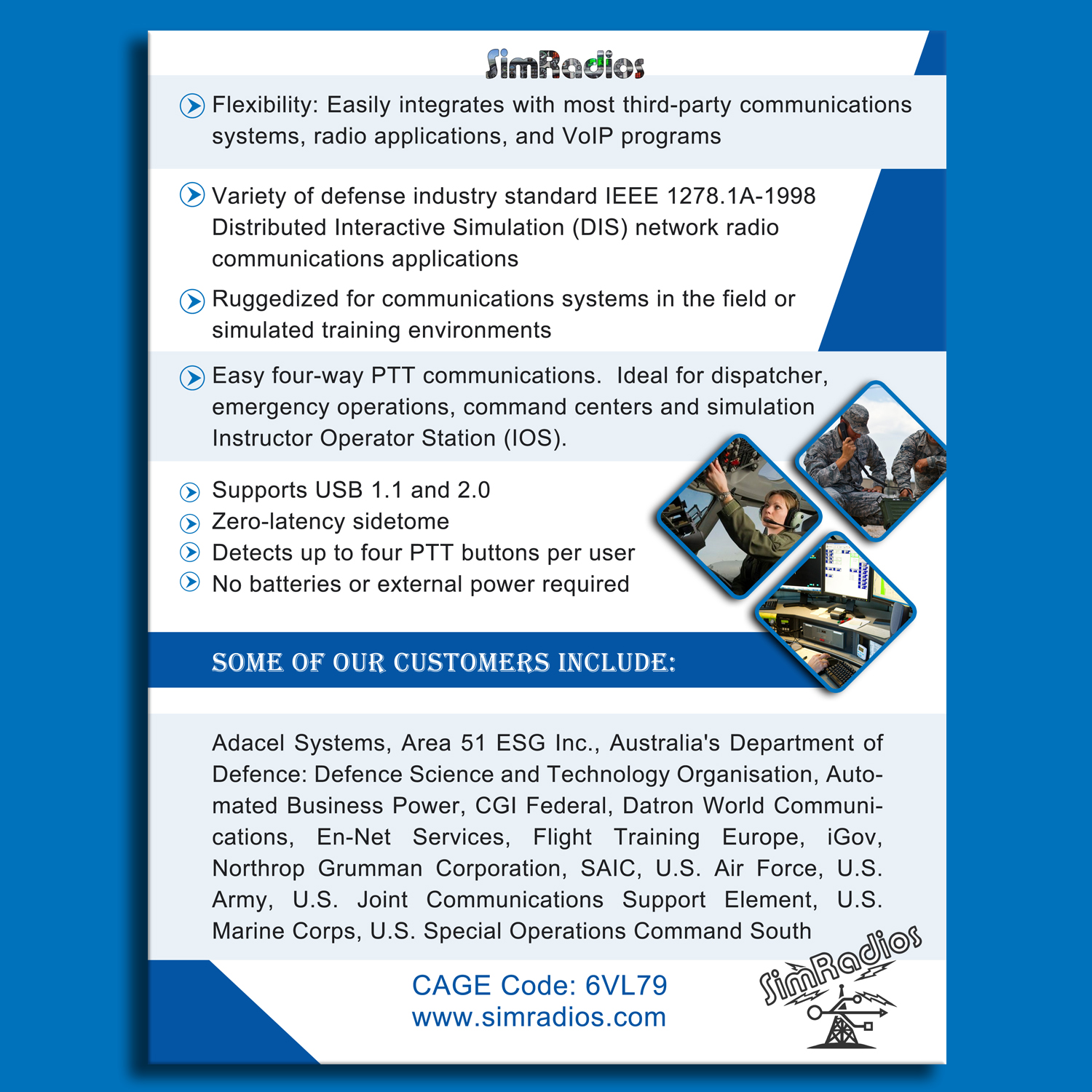 Diseño de Flyer por riddhivermadesigns para Simradios, Inc | Diseño #16539300