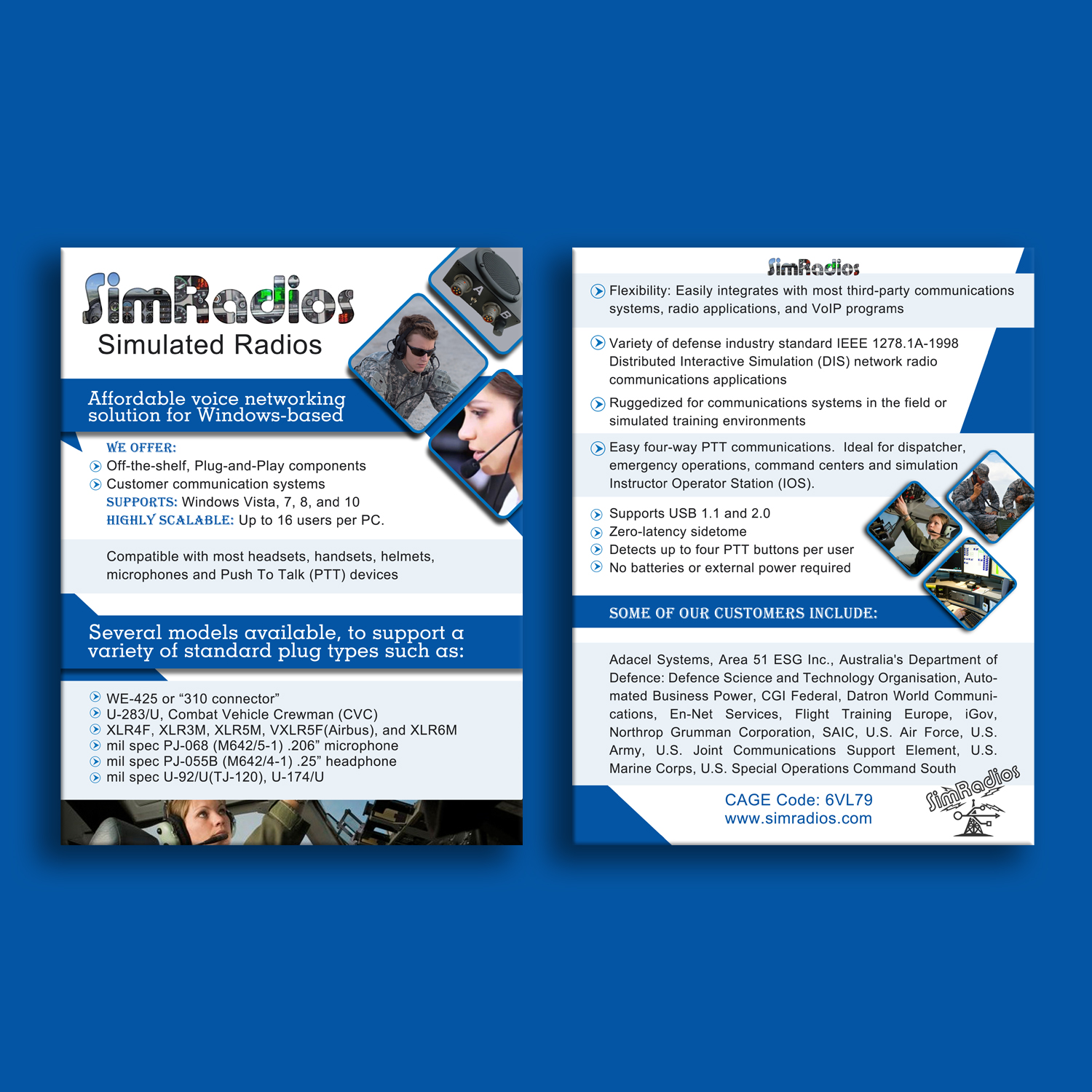 Diseño de Flyer por riddhivermadesigns para Simradios, Inc | Diseño #16539301