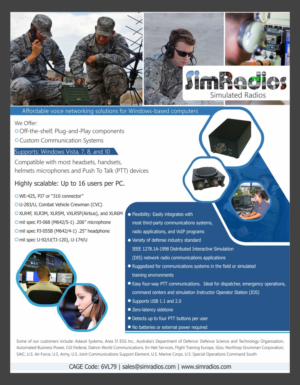 Flyer Design by e5d designs 2 for Simradios, Inc | Design: #16552744