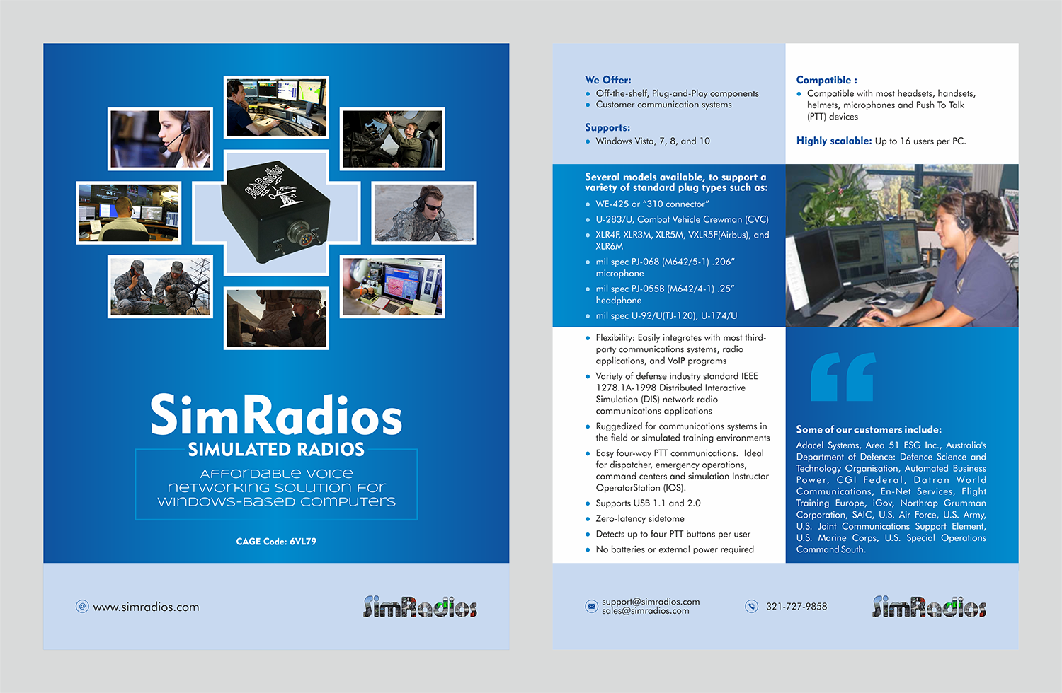 Diseño de Flyer por prngfx para Simradios, Inc | Diseño #16552793