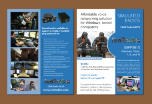 Flyer Design by meet007 for Simradios, Inc | Design: #16542859