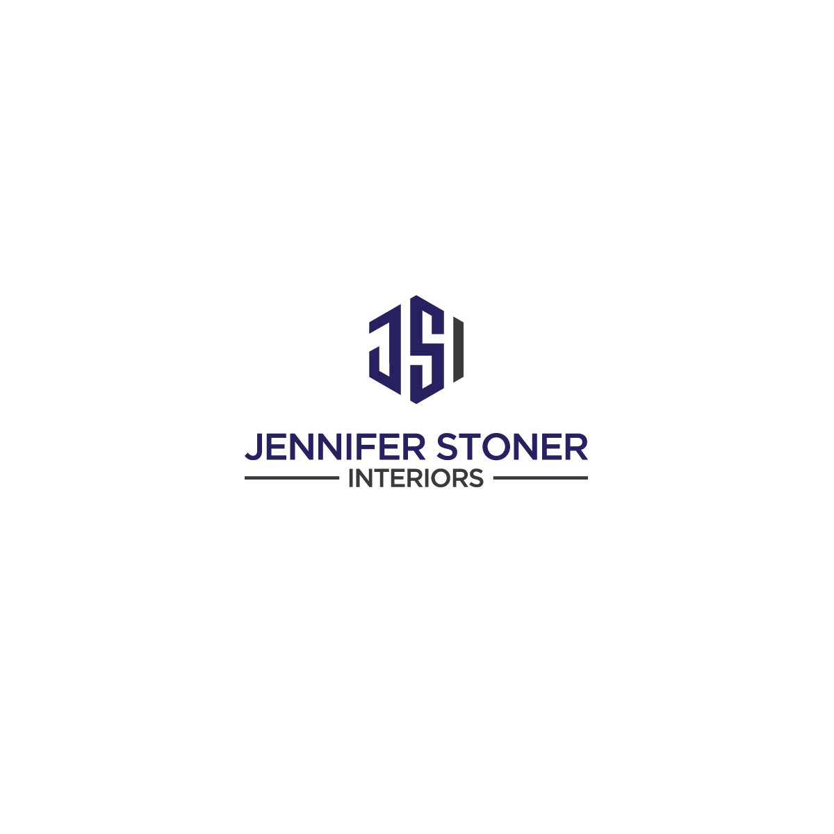 Logo Design by naimatz for Jennifer Stoner Interiors  | Design #16600469