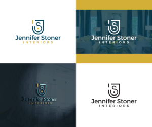Logo Design by kenjie0476 for Jennifer Stoner Interiors  | Design: #16552107