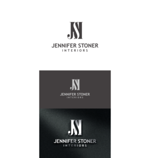 Logo Design by eudo for Jennifer Stoner Interiors  | Design: #16579650