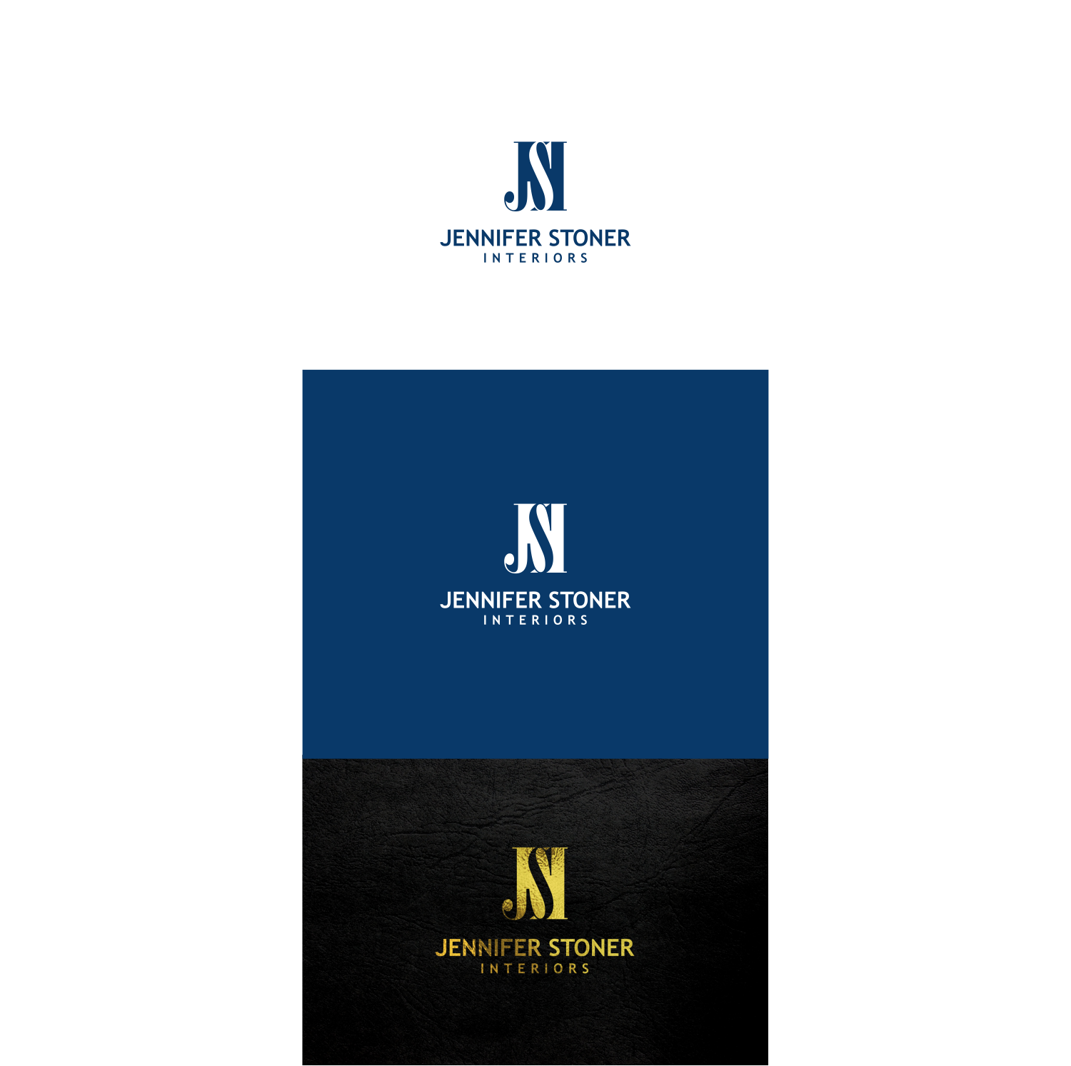 Logo Design by eudo for Jennifer Stoner Interiors  | Design #16579740