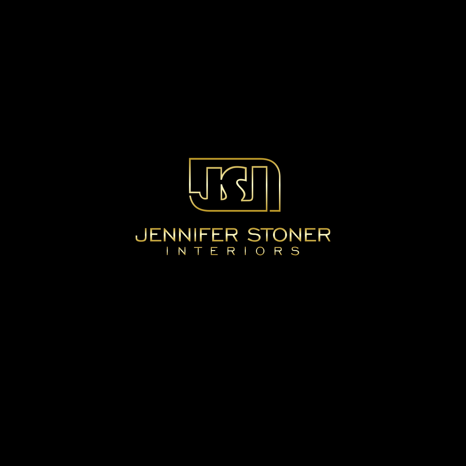 Logo Design by naldz for Jennifer Stoner Interiors  | Design #16603705