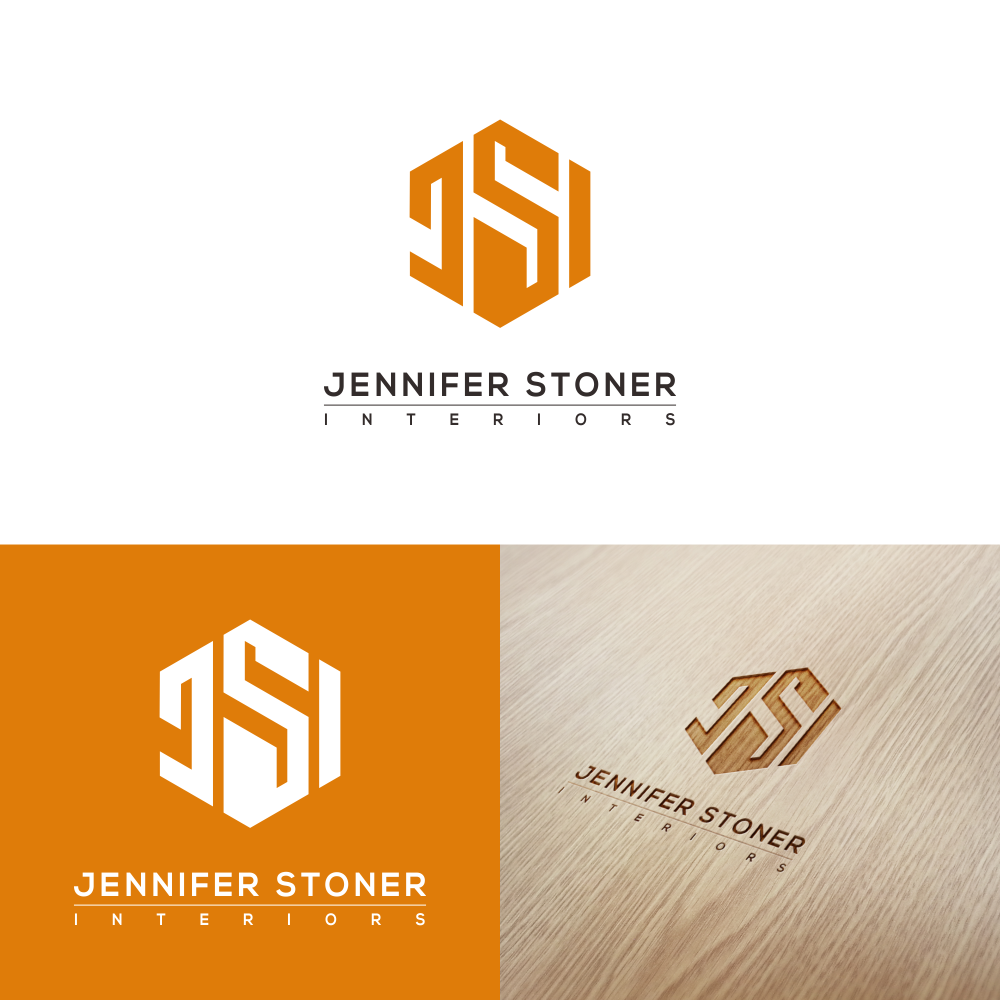 Logo Design by metromini1407 for Jennifer Stoner Interiors  | Design #16574935