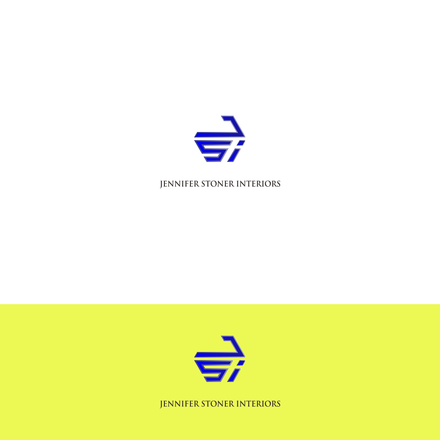 Logo Design by tjosemito for Jennifer Stoner Interiors  | Design #16568128