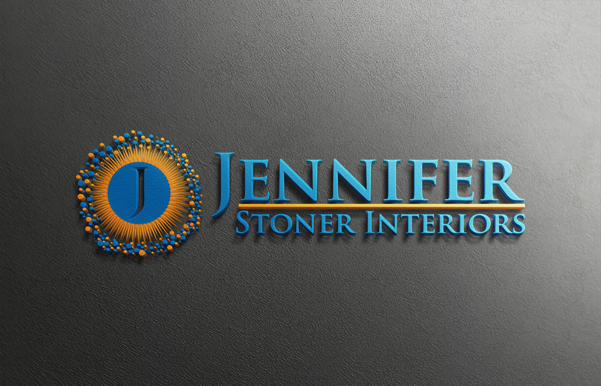 Logo Design by roman reings for Jennifer Stoner Interiors  | Design #16569954