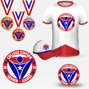 College Station Senior Games | Logo Design by Soula Vetter