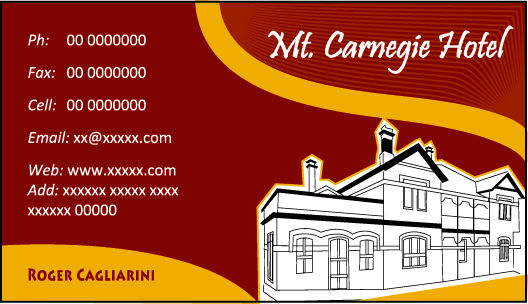 Diseño de Tarjeta de Presentación por Varsha K para Roger Cagliarini | Diseño #42176