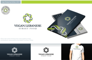 Vegan Lebanese Street Food  | Logo Design by Anhlee
