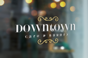 Diseño de Logo por GLDesigns para Downtown cafe and bakery | Diseño: #16560079