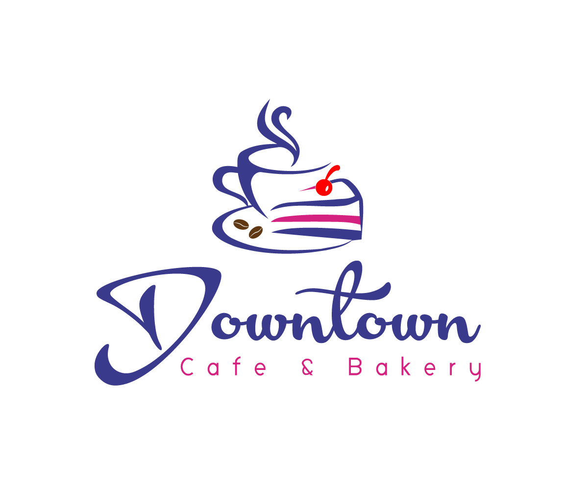 Diseño de Logo por johnnyblackman para Downtown cafe and bakery | Diseño #16569188
