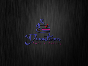 Diseño de Logo por johnnyblackman para Downtown cafe and bakery | Diseño: #16569189