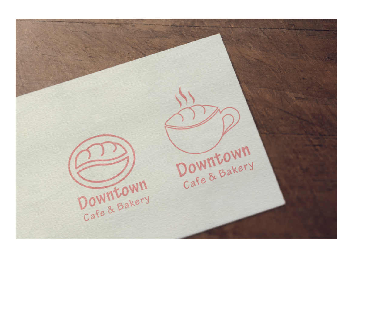Logo Design by An Chevan for Downtown cafe and bakery | Design #16568968